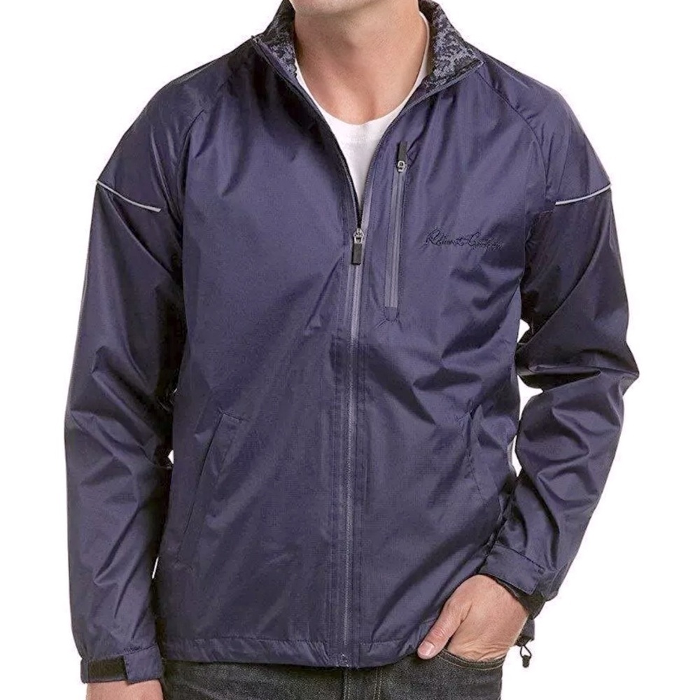 Robert Graham Navy Windbreaker Jacket
